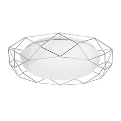 LED stropní svítidlo Sven 43 cm chrom moderní do obýváku a kuchyně CANDELLUX