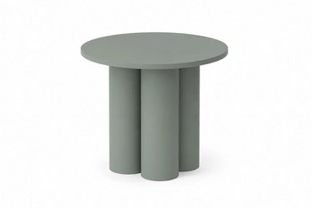 Moderní kulatý konferenční stolek Cape 66 cm zelený do obývacího pokoje