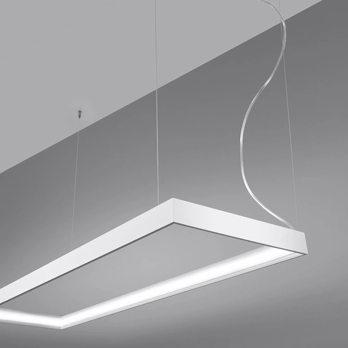 LED lustr Tuula M bílý moderní do obýváku industriální stropní svítidlo 100 cm