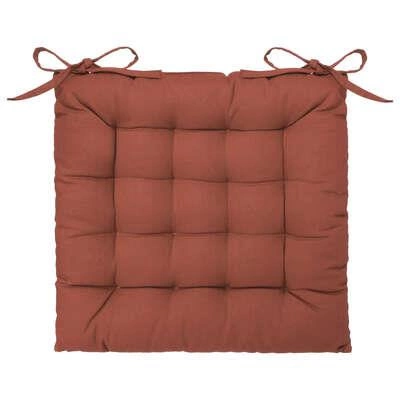 Polstrovaný polštář na židli 38x38cm, oranžový