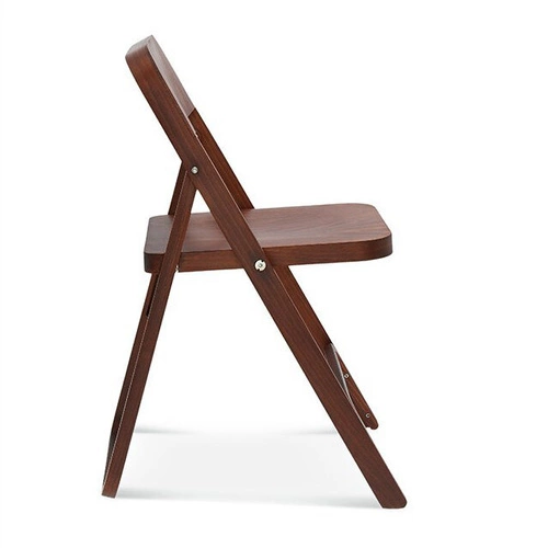 Skládací dřevěná židle Fameg Tari do jídelny a kuchyně, rustikální, na míru