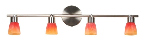 Moderní stropní svítidlo Drops CANDELLUX 4x matný nikl do obývacího pokoje a jídelny