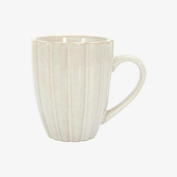 Keramický hrnek Vlora 300ml béžový na kávu a čaj moderní Intesi