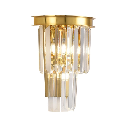 Nástěnné svítidlo glamour SPLENDORE Step into Design zlaté 20 cm do obýváku a ložnice