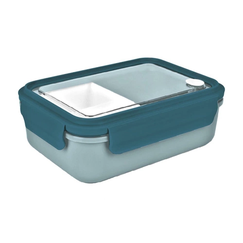 Intesi Clip modrá lunchbox do školy a práce 1,26 l moderní box na jídlo do mikrovlnky