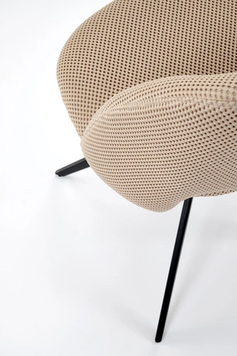 Kancelářská otočná židle Maeba čalouněná béžová moderní do pracovny a ložnice Intesi