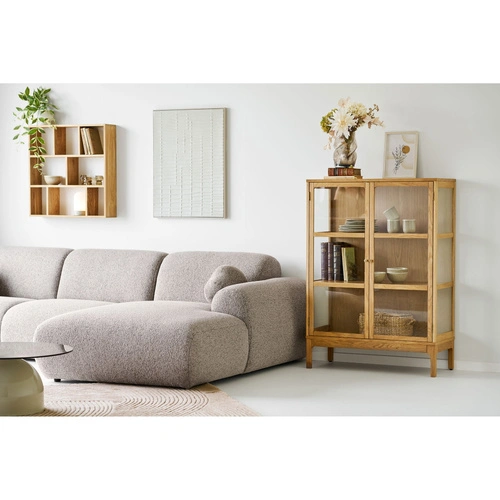 Nástěnná dekorace Ena House Nordic béžový reliéf 60x80 cm do obývacího pokoje