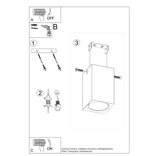 Stropní svítidlo KEKE 10 dub