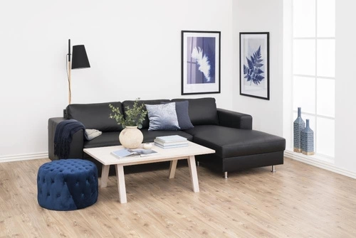 Dřevěný obdélníkový konferenční stolek A-Line Actona bělený moderní do obýváku 130x70 cm