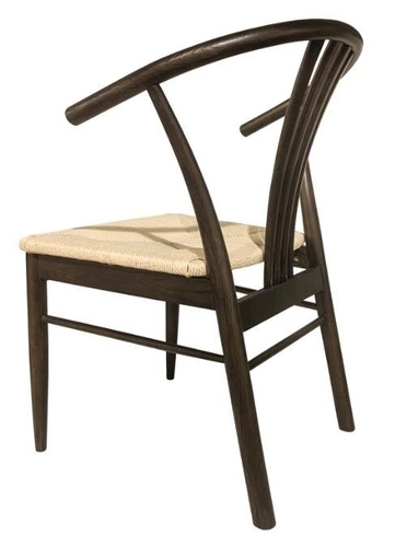 Dřevěná jídelní židle s područkami York Actona v boho stylu, přírodní dub