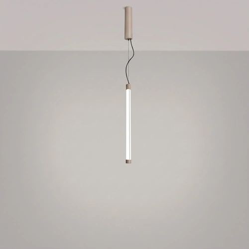 Závěsné svítidlo TRANG taupe LED nastavitelné nad kuchyňský ostrůvek