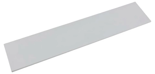 Belfast bílá dřevěná nástěnná police 120 cm moderní do obýváku a kuchyně Actona