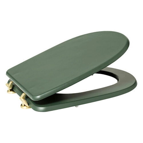 Zelené WC sedátko Duo z duroplastu moderní