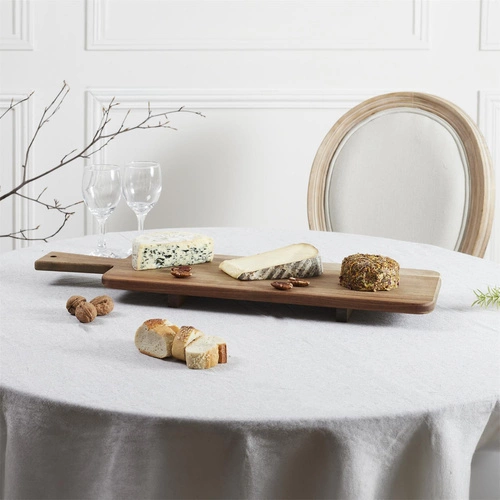 Intesi krájecí prkénko z akáciového dřeva 60 cm obdélníkové do kuchyně přírodní