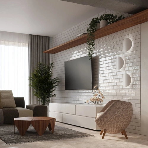 Nástěnné svítidlo SENSES bílé moderní kovové do obývacího pokoje a ložnice Sollux Lighting