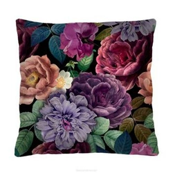 Sametový dekorativní polštář Bunch do obýváku a ložnice antialergenní multicolor 40x40