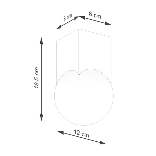 Stropní svítidlo SOLIS moderní dřevěné bílé do obýváku a ložnice 12 cm SOLLUX