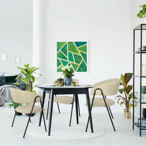 Sada 2 béžových židlí Larisa