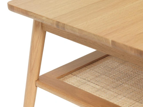 Konferenční stolek Barrali 60x120 dubový obdélníkový skandinávský do obýváku