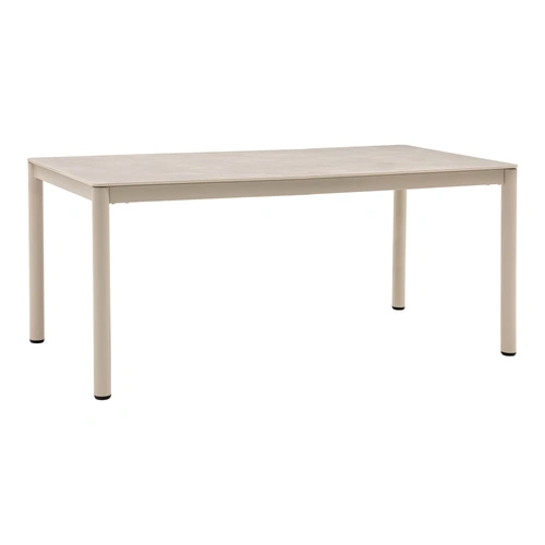 Jídelní stůl Alcudia pískový 200x90 moderní keramika hliník
