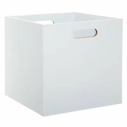 Úložný box do regálu 31x31 bílý MDF moderní na knihy 5five simply smart