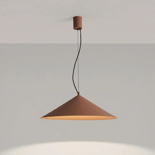 Závěsné LED svítidlo FINT mocca do obývacího pokoje moderní nastavitelné