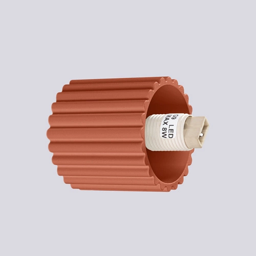 Nástěnné svítidlo HALO moderní červené IP44 do obýváku a ložnice hliník sklo SOLLUX