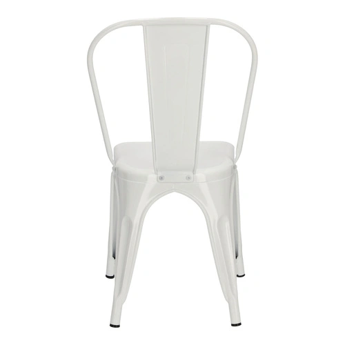 Kovová židle Paris bílá D2.DESIGN do jídelny a kuchyně moderní