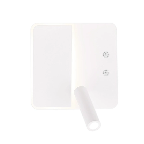 Nástěnné LED svítidlo Alma bílá moderní do ložnice s nastavitelným ramenem na čtení Candellux