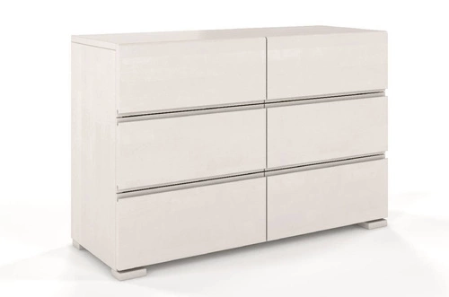 Dřevěná komoda se zásuvkami Vestre 120 cm skandinávská do obýváku a ložnice SKANDICA