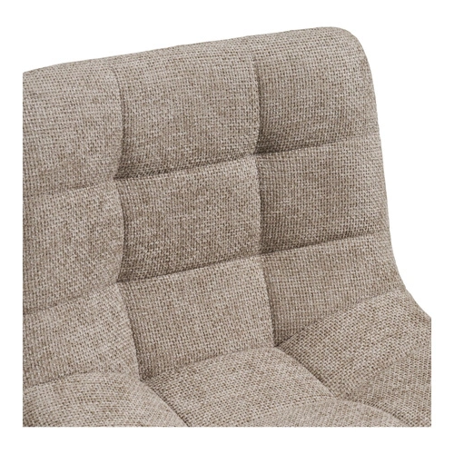 Barová židle Middelfart šedá otočná s opěrkou výškově nastavitelná do kuchyně