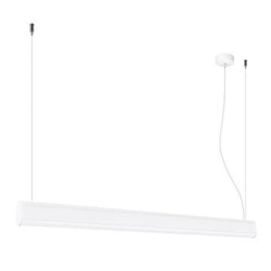 Závěsné svítidlo FARGE bílá LED nastavitelná nad jídelní stůl moderní 120 cm