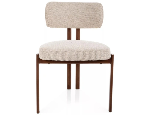 Čalouněná židle Montico béžová moderní do jídelny a obýváku