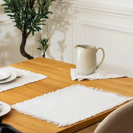 Maha šedá prostírka na stůl 45x30 cm do kuchyně a jídelny