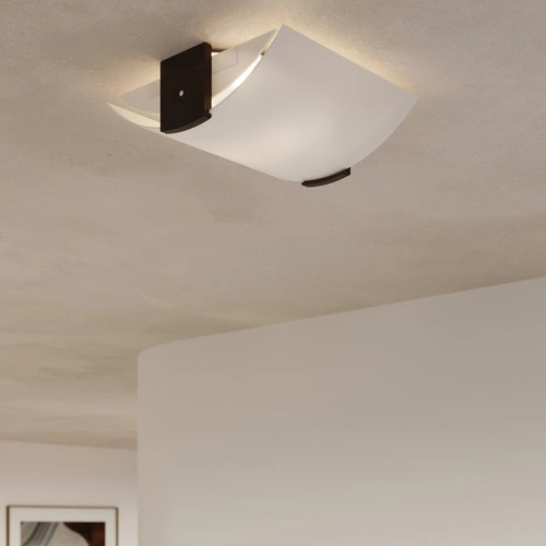Dřevěné stropní svítidlo EMILIO Sollux moderní do obýváku a ložnice 33 cm