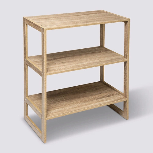 Bambusová knihovna L 5five Simply Smart do obýváku a ložnice ve skandinávském stylu