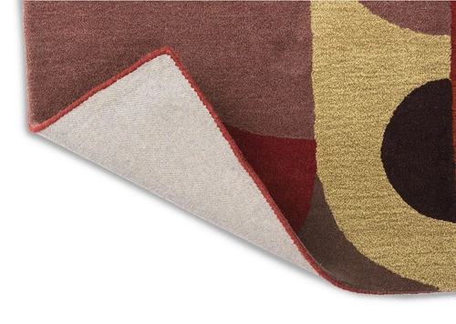 Moderní vlněný koberec Decor Red Pale Green 160x230 do obýváku a ložnice Carpets&More