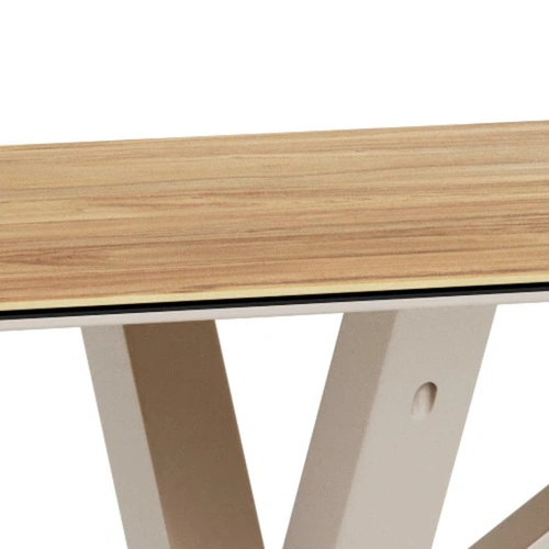 Stůl Heaven 135x80 moderní jídelní keramický dub kašmír