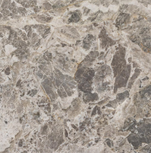 Kulatý mramorový konferenční stolek Prunus šedý 55 cm loftový do obýváku Actona