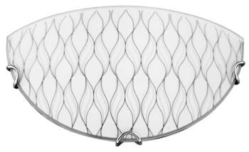 Stropní svítidlo River bílé skleněné moderní do obýváku a jídelny CANDELLUX 30 cm