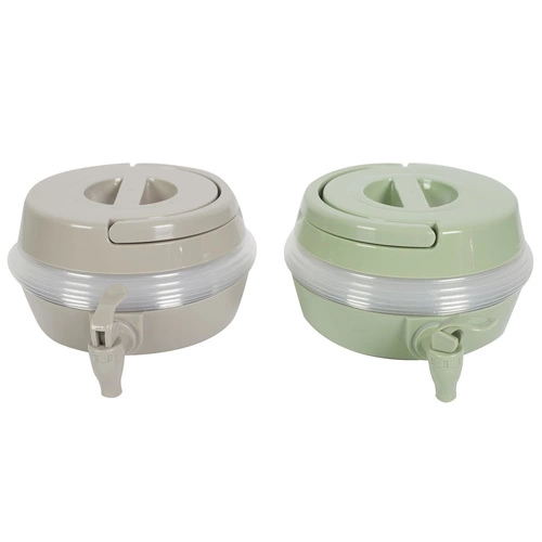 Skládací nápojový dávkovač s kohoutkem 5,5 l Intesi zelený na zahradní párty