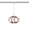 MANDELINO závěsná lampa z přírodního dřeva E27 3000K 7,5W 620lm #W