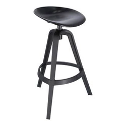 Barová židle Banksy černá otočná moderní do kuchyně a jídelny Intesi 77 cm