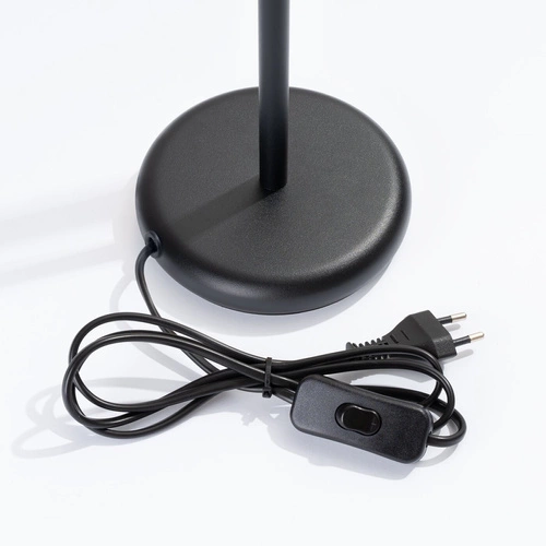 Moderní černá stolní lampa Pastelo s nastavitelným stínidlem do kanceláře nebo ložnice 43 cm