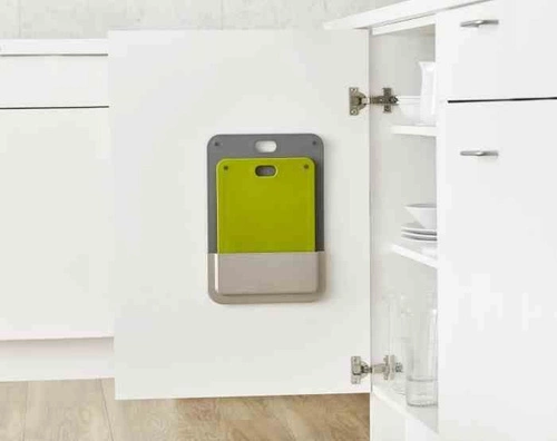 Sada 2 plastových krájecích prkének DoorStore Chop Joseph Joseph šedá do kuchyně