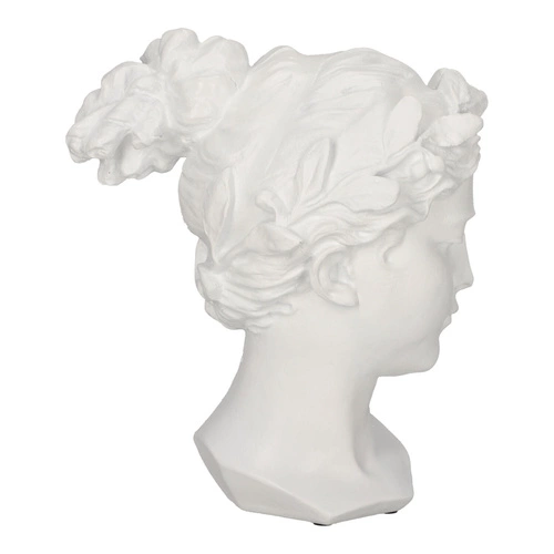 Dekorační soška hlava Venus Atmosphera bílá glamour do obýváku a ložnice 26 cm