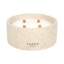 Vonná svíčka Terra Nova Intesi 4knotová béžová dekorativní 19 cm