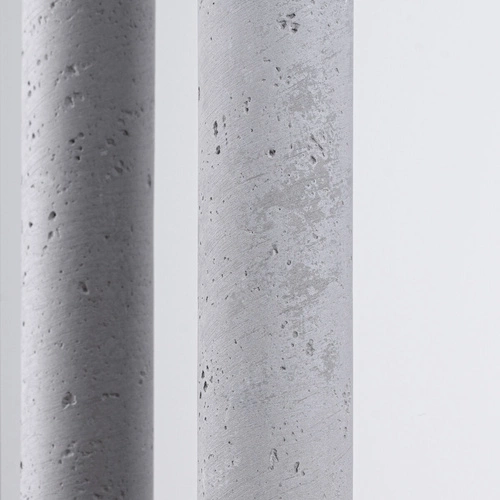 Betonové závěsné svítidlo Pastelo 5P šedé moderní do obýváku a jídelny SOLLUX LIGHTING