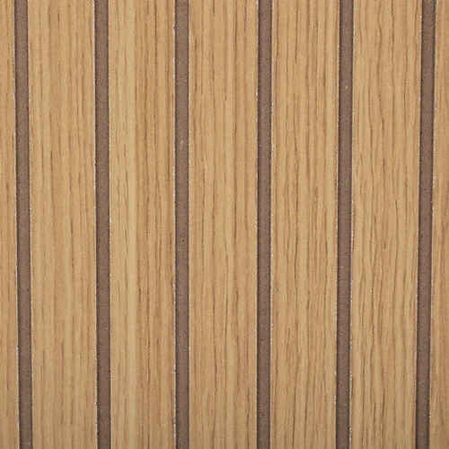 Koupelnová skříňka stojací Tasso 33 cm přírodní s policemi a rýhovanými dvířky 5five simply smart