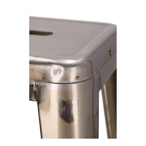 Židle barová Paris Back 75cm metalická insp. Tolix výprodej